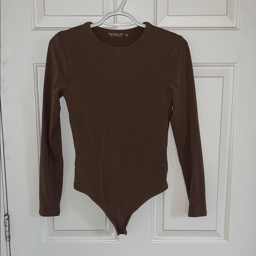 Brown Long Sleeve Bodysuit